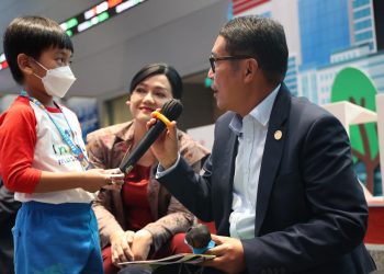 Siswa TK jadi tamu pertama pembukaan kembali Main Hall BEI
