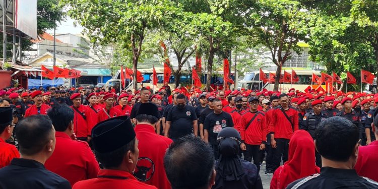PDIP Jatim kirim 613 personel Satgas Cakra Buana ke Jakarta, ikut wujudkan kemenangan Pemilu 2024