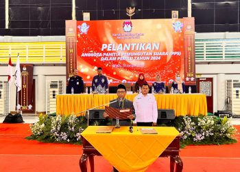 25 ribu lebih anggota PPS Pemilu 2024 se-Jatim hari ini dilantik