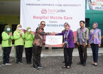 Lagi, Bank Jatim serahkan CSR kepada RSUD Husada Prima Surabaya