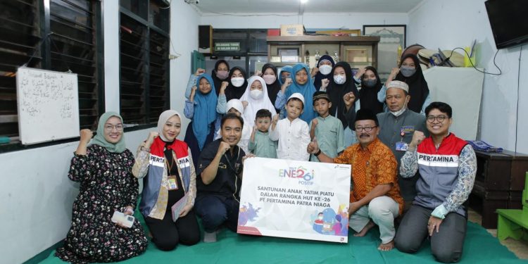 Tandai HUT ke-26, Pertamina Patra Niaga salurkan program pengembangan panti asuhan
