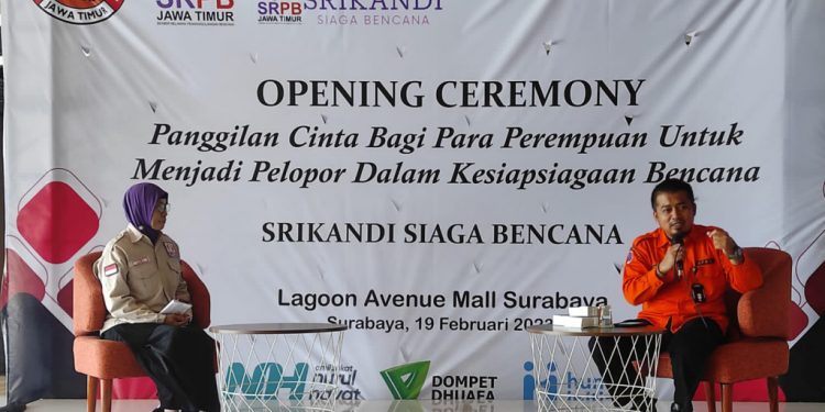 SRPB Jatim launching program Srikandi Siaga Bencana