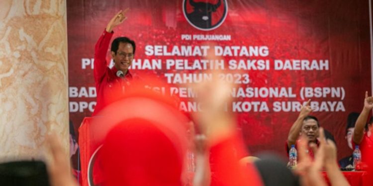 Terjunkan ribuan saksi dan penggerak pemilih, PDIP Surabaya: Jemput menang hattrick Pemilu 2024