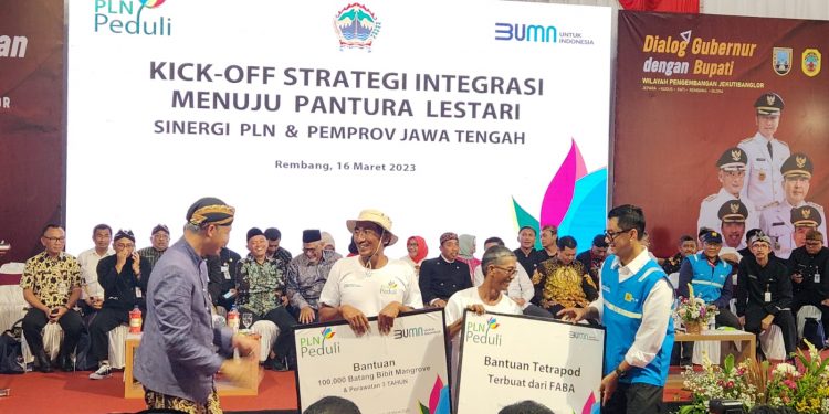PLN NP sumbang FABA, cegah abrasi di Pantura Jateng