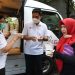 Produsen elektronik edukasi warga sekitar TPS terkait makanan sehat dan gizi yang baik