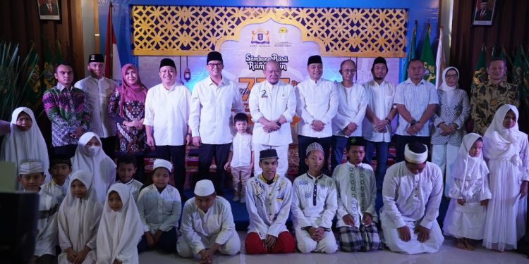 Kadin dan Hipmi Surabaya sambung rasa dengan 777 penggerak ekonomi di bulan Ramadan