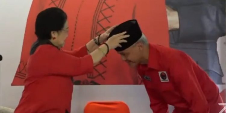 Megawati umumkan Ganjar Pranowo Capres yang diusung PDI Perjuangan di Pilpres 2024