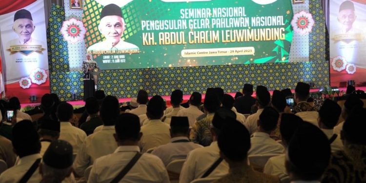 Gubernur Khofifah dan para Tokoh hadiri Seminar Pengusulan KH Abdul Chalim sebagai Pahlawan Nasional