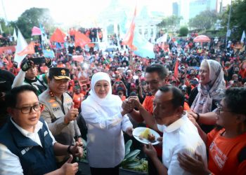 Menyatu dengan buruh di May Day, Gubernur siap kawal 7 rekomendasi buruh