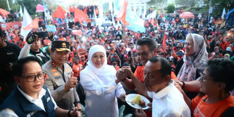 Menyatu dengan buruh di May Day, Gubernur siap kawal 7 rekomendasi buruh