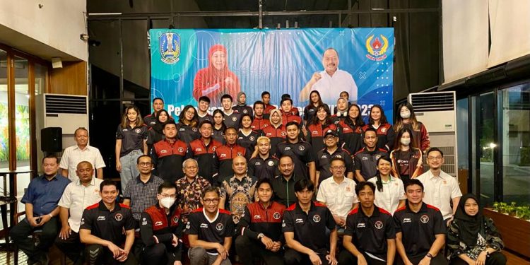 Lepas atlet Jatim yang akan berlaga di Sea Games Kamboja, Kadispora Jatim: Atlet Jatim harus bisa mengharumkan nama bangsa
