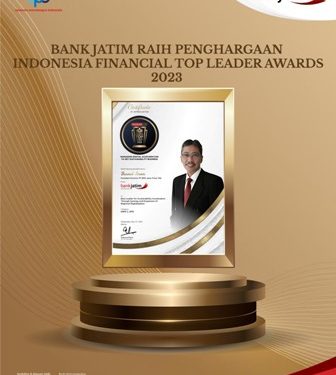 Bank Jatim raih penghargaan di ajang Indonesia Financial Top Leader Award 2023