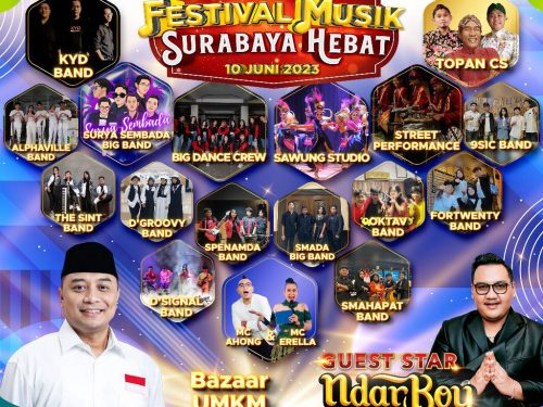 Ndarboy Genk siap bikin ambyar Festival Musik Surabaya Hebat