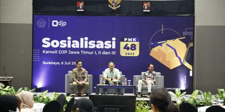 Kanwil pajak se-Jatim sosialisasi PMK Nomor 48 Tahun 2023