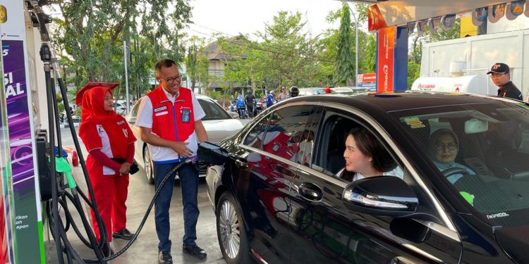 Pertamina resmi kenalkan dan jual produk BBM ramah lingkungan berbasis nabati di Surabaya