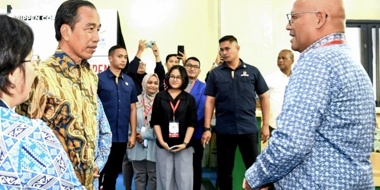 Presiden Jokowi hadiri pengukuhan DPN APINDO dan Festival UMKM Merdeka