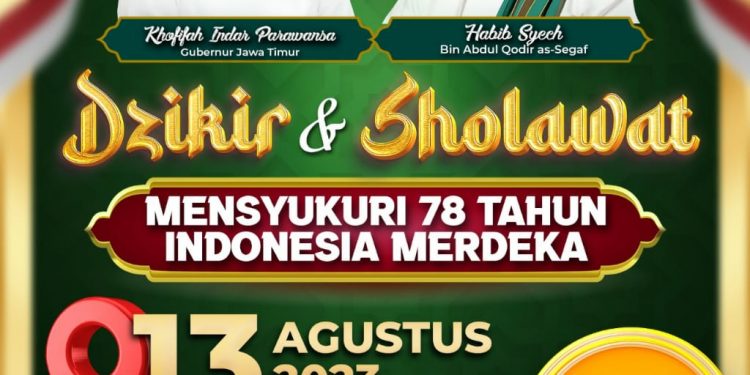 Gubernur ajak masyarakat dzikir dan sholawat di Grahadi bersama Habib Syech