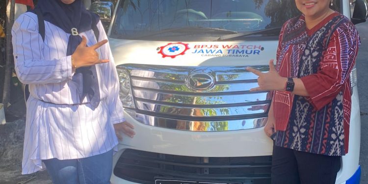 Kolaborasi dengan BPJS Watch, Agatha berikan bantuan mobil kesehatan untuk warga Surabaya