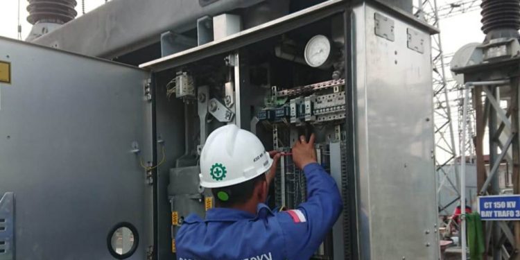 PLN UIT JBM berhasil energize IBT 7 Gandu Induk Buduran