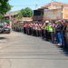 Satpol PP halau lapak PKL di trotoar dan badan jalan Pasar Keputran