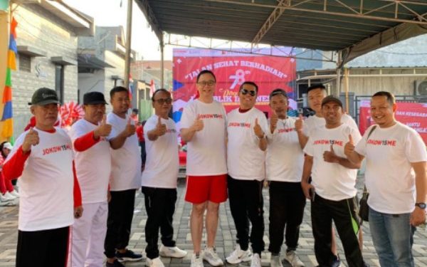 Gaungkan Jokow15me, Josiah Michael ajak warga jalan sehat