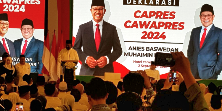 Deklarasi Anies-Muhaimin, Surya Paloh sebut pasangan ini bagaikan Botol dan Tutupnya yang saling melengkapi