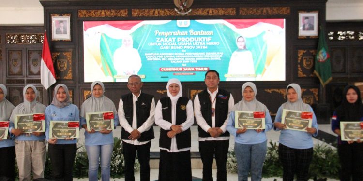 Sinergi dengan Pemprov Jatim, Bank Jatim fasikitasi penyaluram Bansos dan zakat Produktif di Jombang