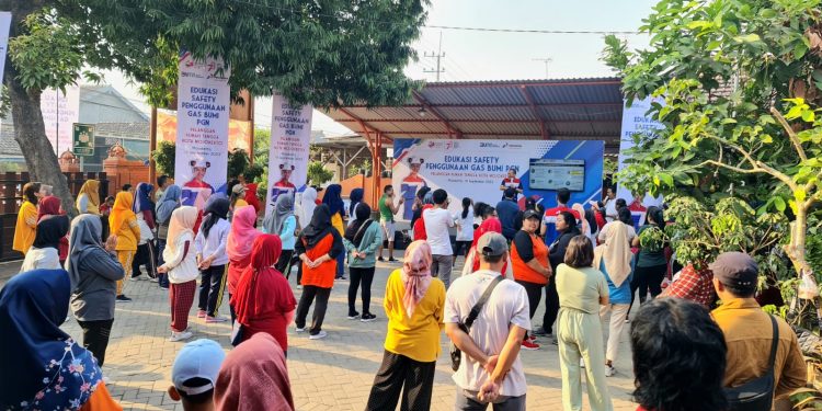 PGN SOR III Area Sidoarjo Gelar Edukasi Safety Penggunaan Gas Bumi di Kota Mojokerto