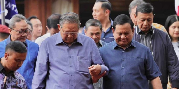 SBY dan AHY datangi Prabowo di Hambalang, nyatakan dukungan ke Prabowo di Pilpres 2024