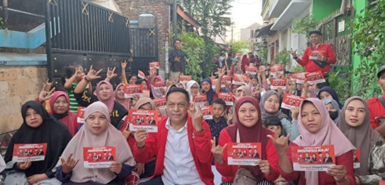 Anas Karno ajak emak-emak Semolowaru menangkan Ganjar