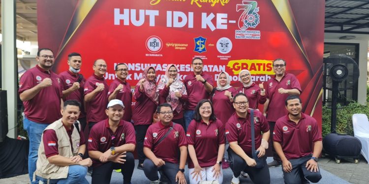 Tandai HUT ke-73, IDI Surabaya Gelar Pemeriksaan Gratis dengan Para Dokter Spesialis