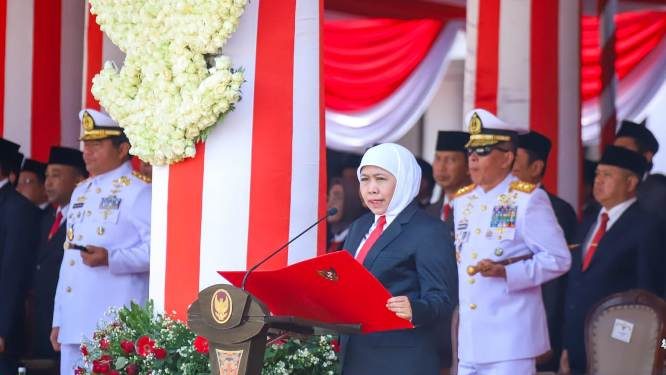 Peringati hari Kesaktian Pancasila, Khofifah: Teladani Pancasila untuk wujudkan Indonesia emas 2045