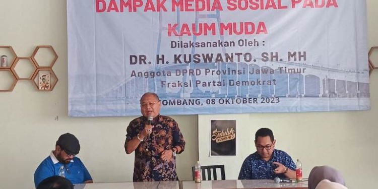 Gelar workshop, Kuswanto ajak masyarakat gunakan media sosial dengan benar untuk tingkatkan perekonmian