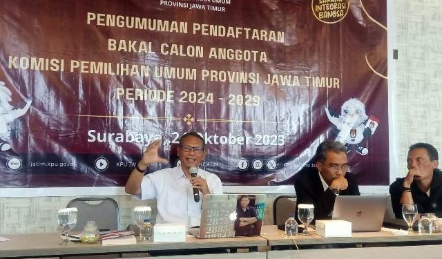 Timsel terbentuk, pendaftaran rekrutmen anggota KPU Jatim dimulai hari ini
