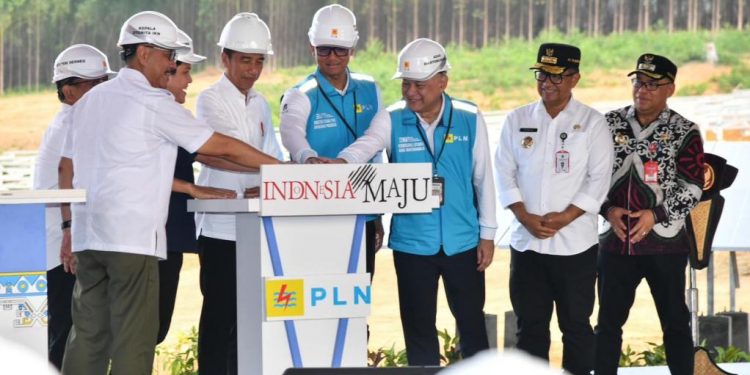 Presiden Jokowi Groundbreaking PLTS PLN 50 MW di IKN Nusantara, menuju 100% Energi Bersih