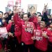 Ganjar-Mahfud nomor 3, PDIP Surabaya: Untuk persatuan Indonesia..Merdeka!!!