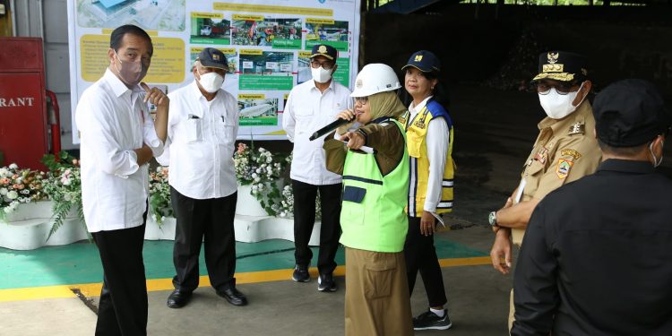 Presiden Kunjungi Fasilitas Pengolahan Sampah jadi Bahan Bakar Pertama di Indonesia