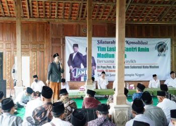 Menangkan AMIN, Laskar Santri garap basis merah Madiun