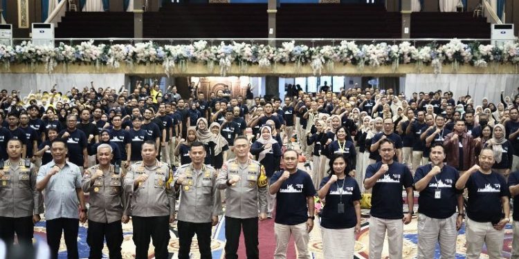 Kapolda Jatim Semangati Peserta Apel Akbar DJP Jatim