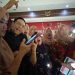 Coblos nomor 3, seru ribuan emak-emak saat peringati HUT PDIP ke 51 di Surabaya