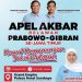 Kawal kemenangan sekali putaran, hari ini ribuan relawan Prabowo-Gibran Jatim gelar apel akbar