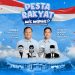 Siang ini 100 ribu massa akan hadiri pesta rakyat Prabowo-Gibran di GOR Sidoarjo