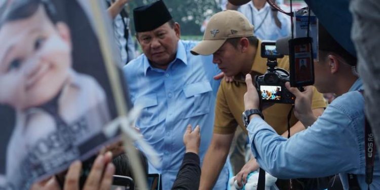 Hadiri pesta rakyat wis wayahe, Prabowo minta mandat rakyat dan yakin didukung Gus Dur dari langit
