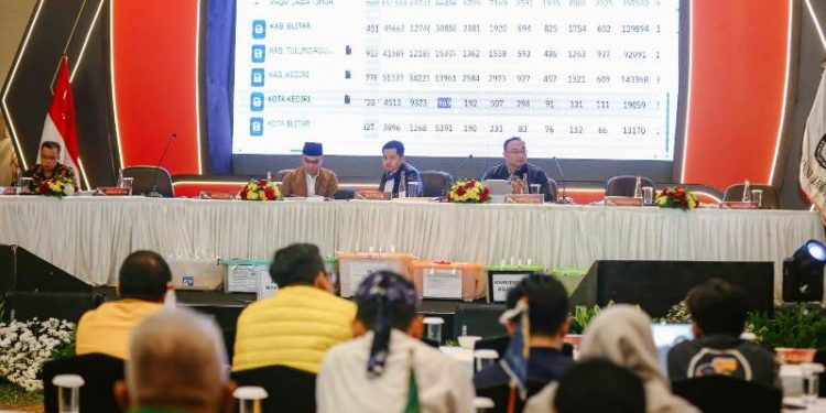 Tingkat Partisipasi Masyarakat (Parmas) Jatim di Pemilu 2024 mencapai 82 persen