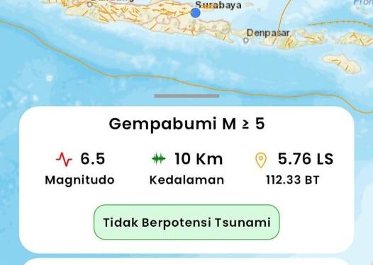 Jatim digoncang 17 kali getaran gempa dalam sehari
