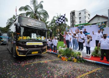 PTPN I Regional 5 berangkatkan 401 orang peserta mudik gratis 2024 ke berbagai daerah di Jatim sampai Jateng