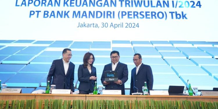 Kuartal I 2024, Bank Mandiri Catat Realisasi Kredit capai Rp1.435 Triliun