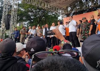 Didepan ribuan buruh yang menggelar May Day, Pj Gubernur nyatakan siap teruskan dan realisasikan tuntutan buruh