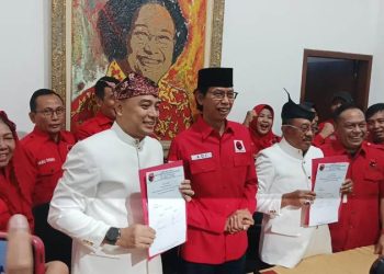 Eri Cahyadi dan Armuji daftar Pilwali di PDI Perjuangan, Eri: Insyaallah akan kita bangun kerjasama juga dengan parpol lain