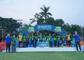 SDN Ngagel Rejo I dan SDN Ketabang I, Juarai MilkLife Soccer Challenge Surabaya Series 1 2024